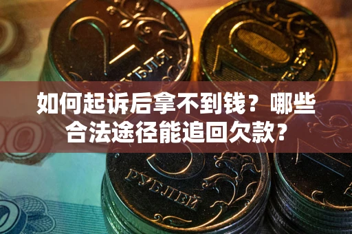 济南如何起诉后拿不到钱？哪些合法途径能追回欠款？