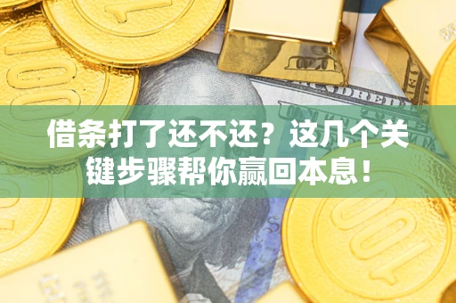 济南借条打了还不还？这几个关键步骤帮你赢回本息！