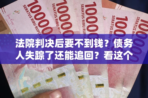 济南法院判决后要不到钱？债务人失踪了还能追回？看这个方法！